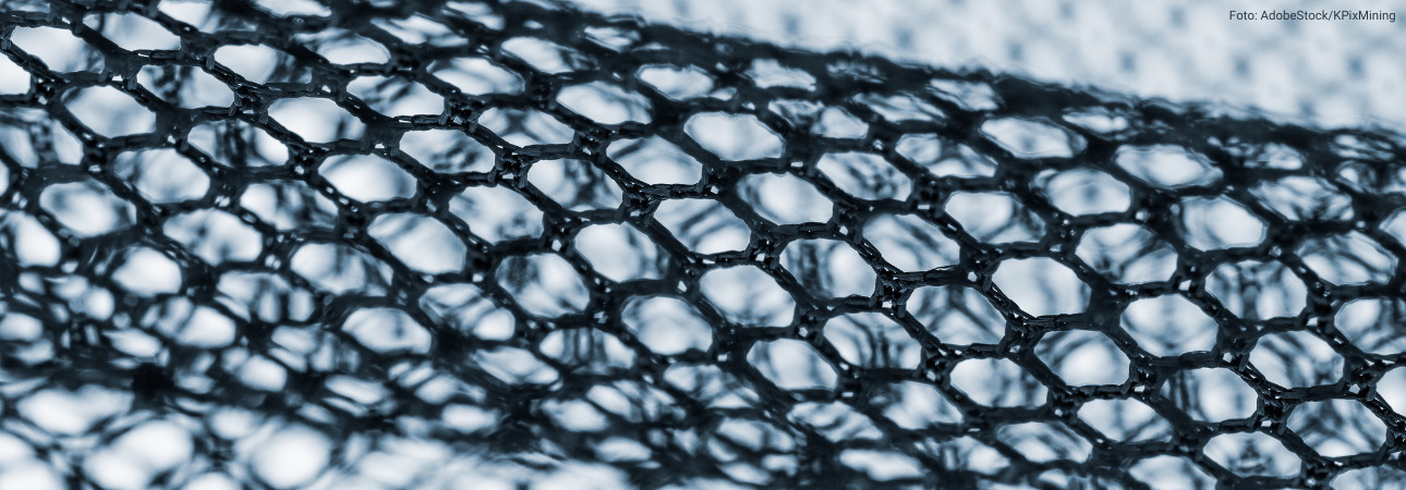 Header with Abstract texture from netting